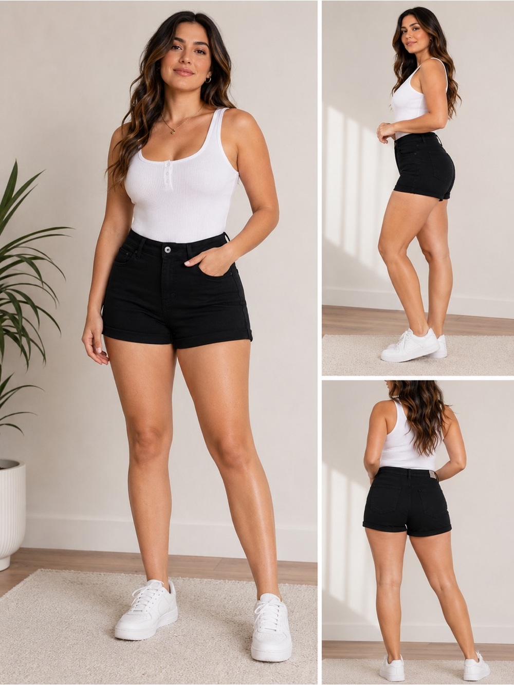 NWT midi shorts